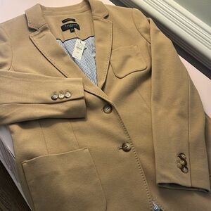Talbots tan blazer